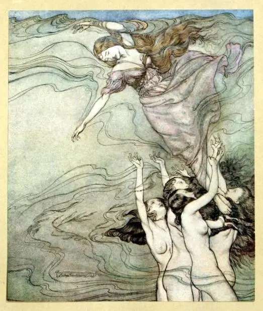 Las ninfas del agua Ystwyth, Severn y Wye