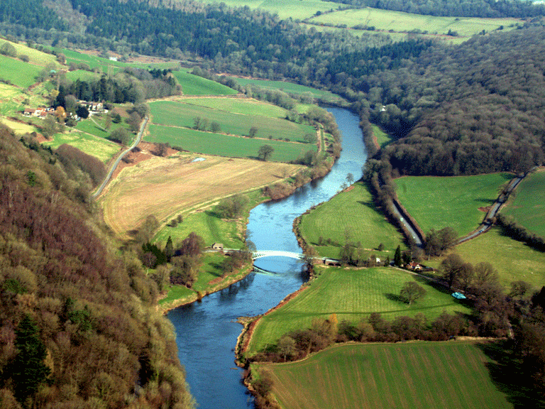 Valle del bajo Wye