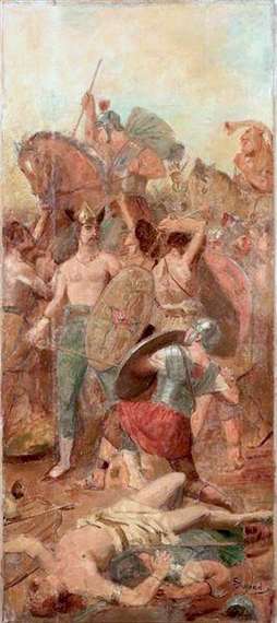 Batalla de Alia, por Gustave Surand
